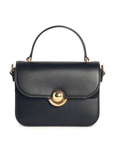 Furla 'Sfera' Mini Black Leather Crossbody Bag - FURLA - BALAAN 1