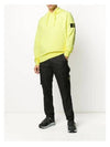 Wappen Patch Garment Dyed Hoodie Yellow - STONE ISLAND - BALAAN 7