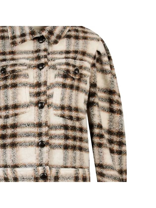 LEIKO check shirt jacket MA1204 22A012E 23EC - ISABEL MARANT - BALAAN 4