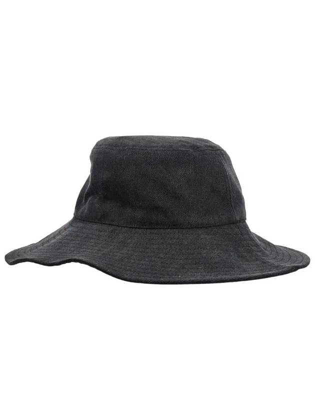 Delya Embroidered Logo Bucket Hat Black - ISABEL MARANT - BALAAN 4