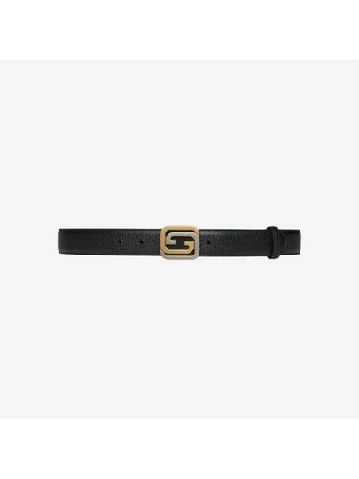 Interlocking G Buckle Reversible Leather Belt Brown Black - GUCCI - BALAAN 2