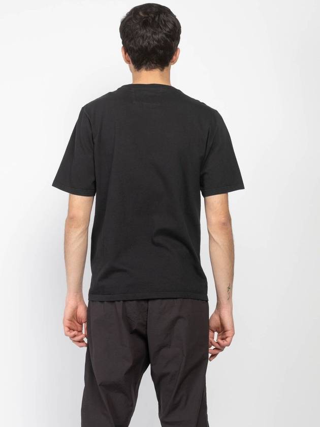 20/1 Jersey Pocket Short Sleeve T-Shirt Black - CP COMPANY - BALAAN 3