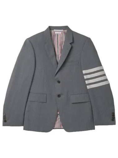 Diagonal classic sports jacket medium gray - THOM BROWNE - BALAAN 1