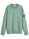 Compass Patch Cotton Sweatshirt Sage Green - STONE ISLAND - BALAAN 2