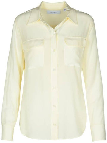 Equipment Cream Silk Shirt - EQUIPMENT - BALAAN 1