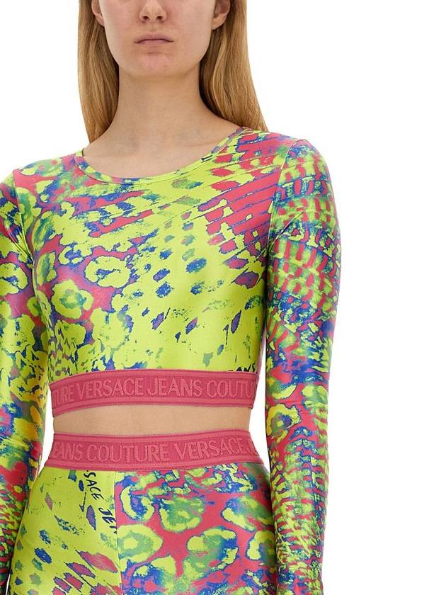 Versace Jeans Couture Top With Print - VERSACE - BALAAN 4