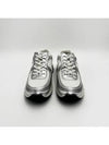 Fabric Laminated Low Top Sneakers Silver - CHANEL - BALAAN 3