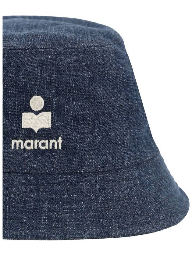 Hailey Denim Bucket Hat Blue - ISABEL MARANT - BALAAN 4