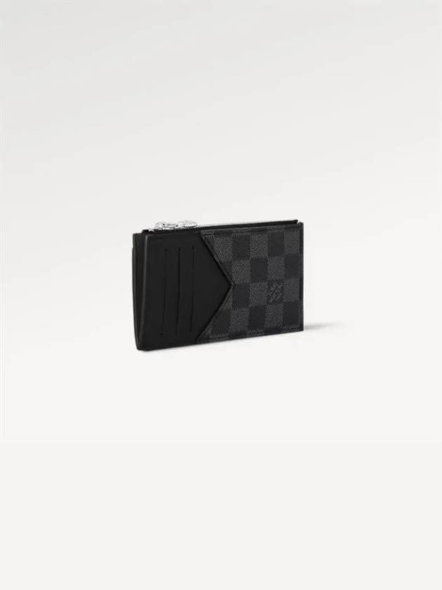 Damier Graphite Coin Card Wallet Black - LOUIS VUITTON - BALAAN 4