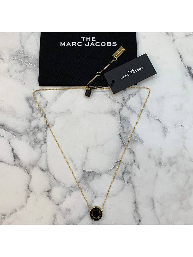 Reversible Medallion Pendant Necklace Cream - MARC JACOBS - BALAAN 5