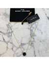 Reversible Medallion Pendant Necklace Black - MARC JACOBS - BALAAN 4