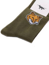 Fox Head Socks Green - MAISON KITSUNE - BALAAN 5