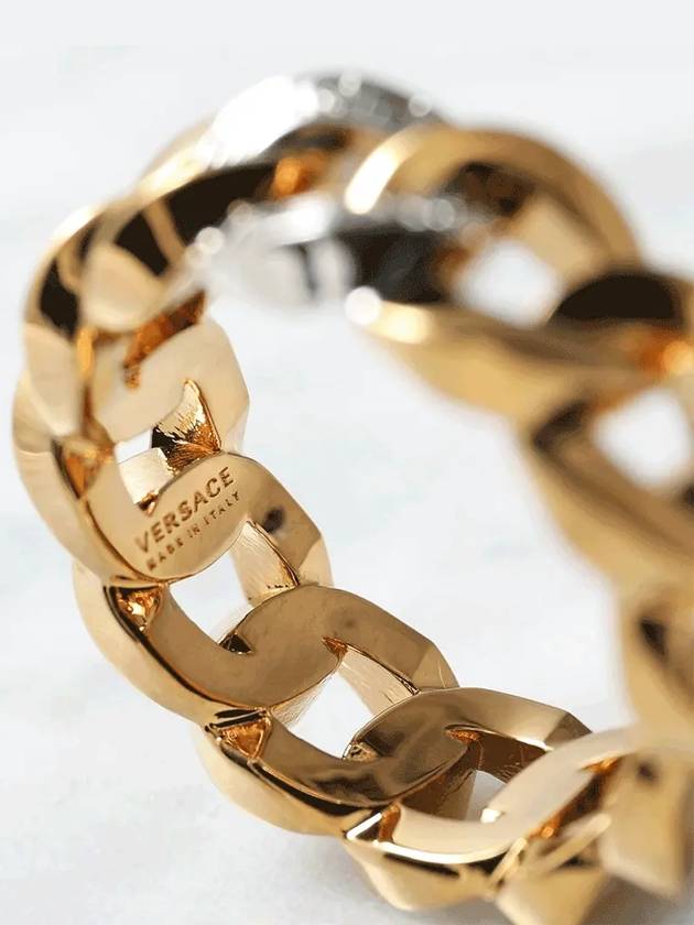 Medusa Chain Ring Gold - VERSACE - BALAAN 5