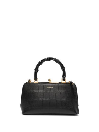 Goji Bamboo Mini Tote Bag Black - JIL SANDER - BALAAN 2