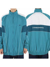 Men's Panel Track Clothing Jacket Blue Green MR132 TEALWHITE - MARTINE ROSE - BALAAN 2