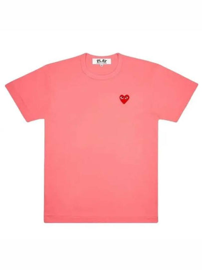 24 AZ T271 051 3 P1T271 Red Heart Wappen Tee - COMME DES GARCONS - BALAAN 1