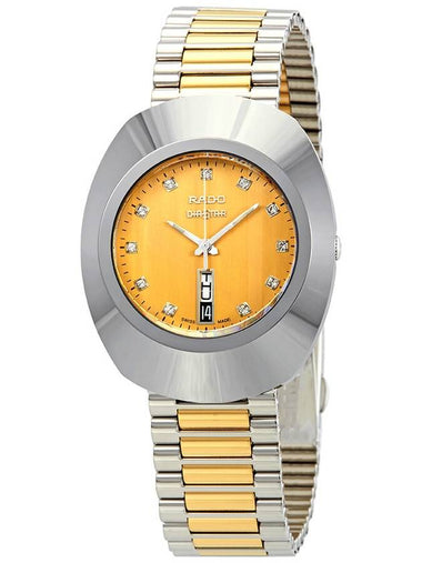 Rado Original Yellow Gold Dial Two-tone Ladies Watch R12305304 - RADO - BALAAN 1