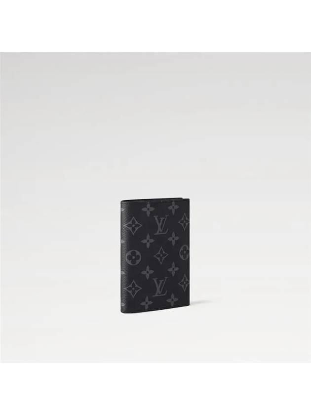 Monogram Eclipse Passport Wallet Black - LOUIS VUITTON - BALAAN 3