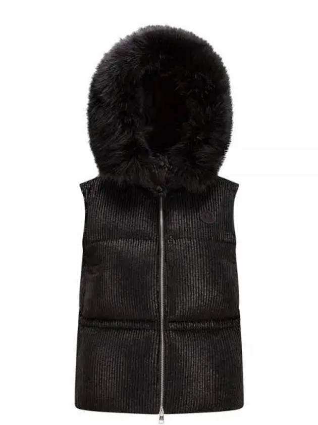 Mergule Padded Vest Black - MONCLER - BALAAN 2