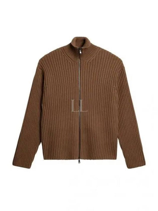 KELLAN COTTON FULL ZIP KNIT FMKW10091 C120 Kellan cotton full zip knit - J.LINDEBERG - BALAAN 2