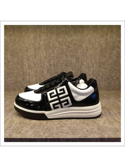 G4 Patent Leather Low Top Sneakers Black - GIVENCHY - BALAAN 2