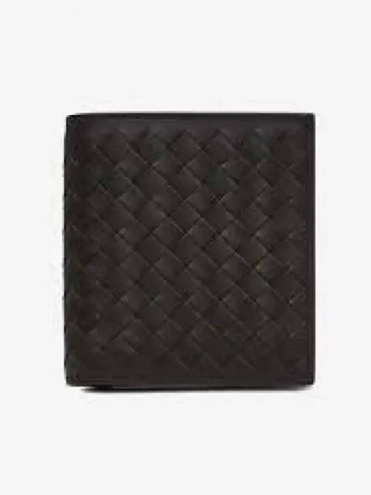 Intrecciato leather half wallet Espresso 222338V47W12006 1324918 - BOTTEGA VENETA - BALAAN 1