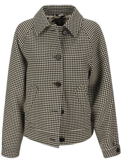 reversible checked wool jacket - MARNI - BALAAN 2