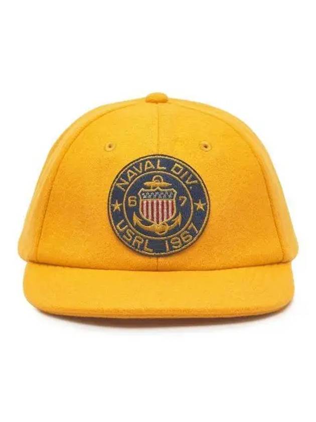 Wool blend twill cap gold - POLO RALPH LAUREN - BALAAN 2