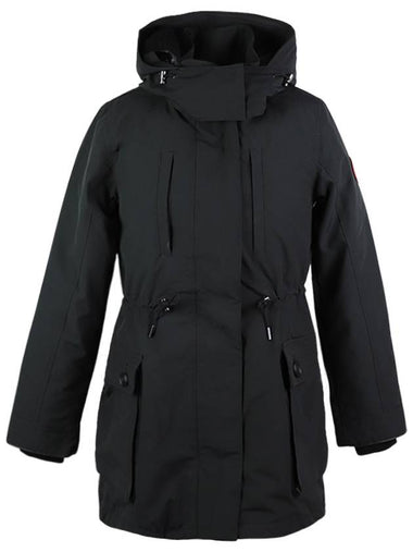 Women's Pearly Parka Down Jacket Black - CANADA GOOSE - BALAAN 1