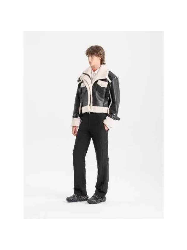 Feng Chen Wang SHERPA Double Side Shearling Jacket FUF16JK37 BLACK - FENG CHEN WANG - BALAAN 5