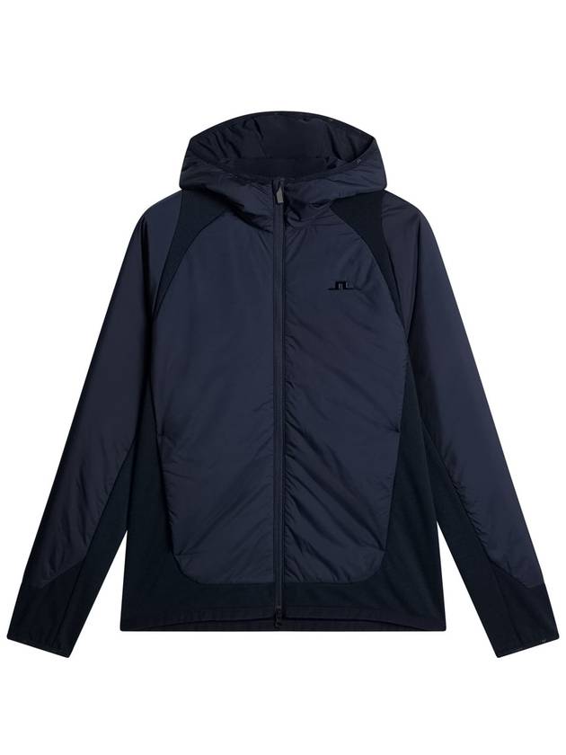 Shawn Hybrid Hooded Jacket Navy - J.LINDEBERG - BALAAN 1