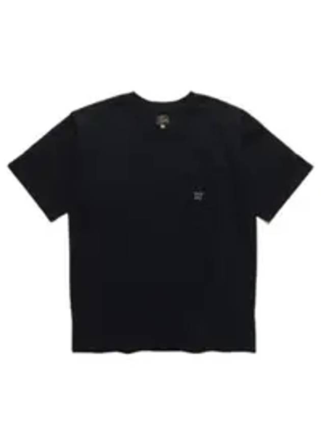 Logo Patch Short Sleeve T-Shirt Black - NEEDLES - BALAAN 1