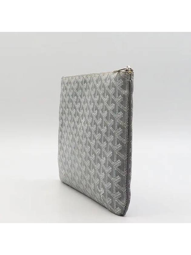 Gray color APMSENAT2 PVC SENAT Sena MM clutch - GOYARD - BALAAN 3