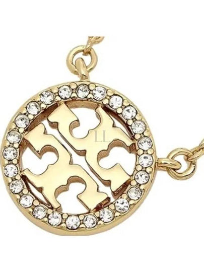 Miller Pave Logo Delicate Necklace Gold - TORY BURCH - BALAAN 2