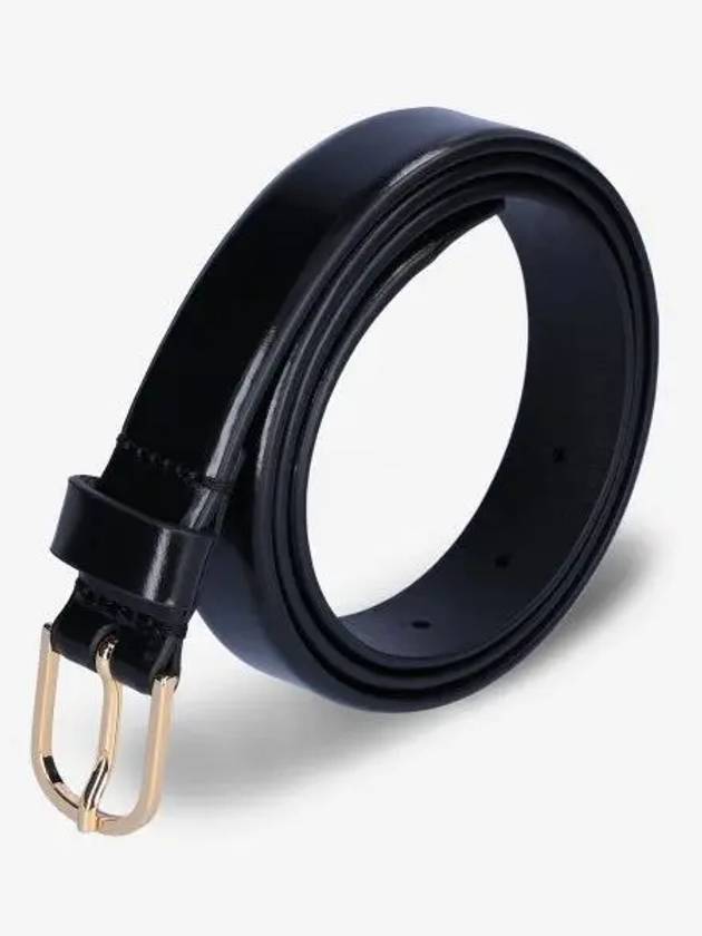 Slim trouser leather belt black 221812905200 - TOTEME - BALAAN 1