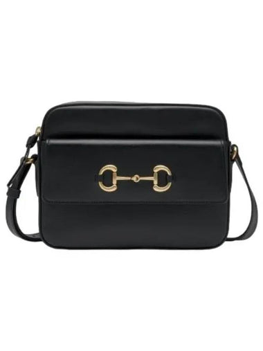 Small Horsebit Shoulder Bag Black - GUCCI - BALAAN 1