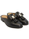 Vara Knot And Tassel Mule Black - SALVATORE FERRAGAMO - BALAAN 4