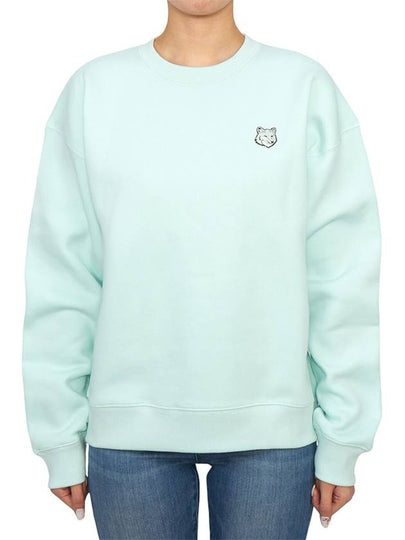 Bold Fox Head Patch Comfort Sweatshirt Peppermint - MAISON KITSUNE - BALAAN 2