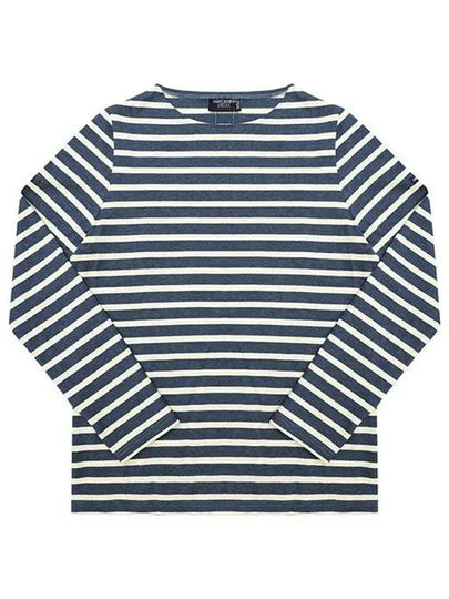 Merdam II Striped Long Sleeve T-Shirt Jean Chambre - SAINT JAMES - BALAAN 2