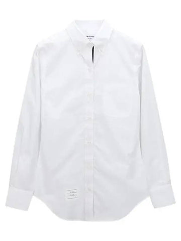 Hidden RWB trim poplin shirt - THOM BROWNE - BALAAN 1