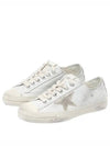 V-Star Gold Metallic Leather Star Low-Top Sneakers White - GOLDEN GOOSE - BALAAN 2