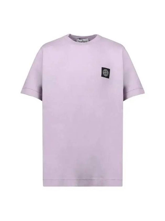 Kids Junior T Shirt Top 781620147 000 V0088 GLICINE LILAC - STONE ISLAND - BALAAN 2