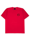 BBD Classic Smile Logo T Shirt Red - BLACKBLOND - BALAAN 2