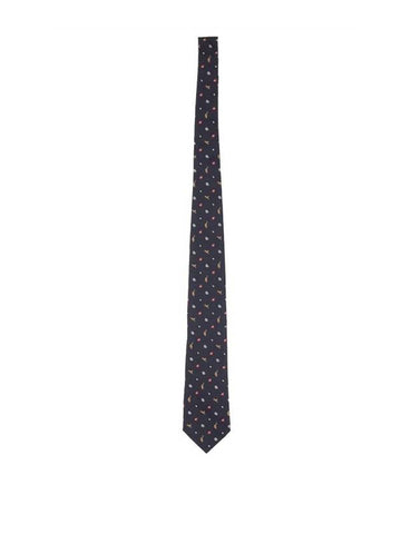 Jacquard pattern silk tie - ETRO - BALAAN 1