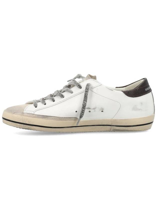 Superstar Brown Tab Low Top Sneakers White - GOLDEN GOOSE - BALAAN 4