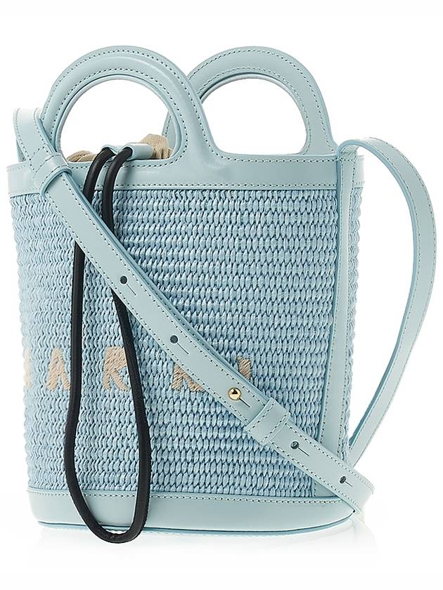 Tropicalia Small Bucket Bag Light Blue - MARNI - BALAAN 3