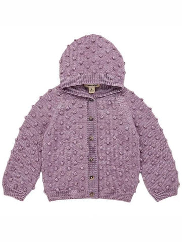 Kids Popcorn Hooded Cardigan MP132001 577 5A 6A - MISHA&PUFF - BALAAN 1