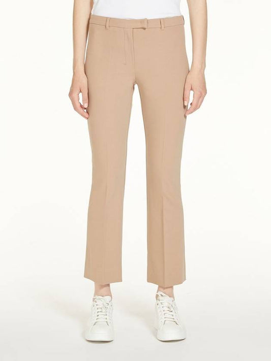 Patina Cotton Viscose Pants Beige 010 - MAX MARA - BALAAN 2