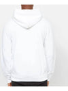 Double Heart Wappen Zip Up Hoodie White - COMME DES GARCONS - BALAAN 3