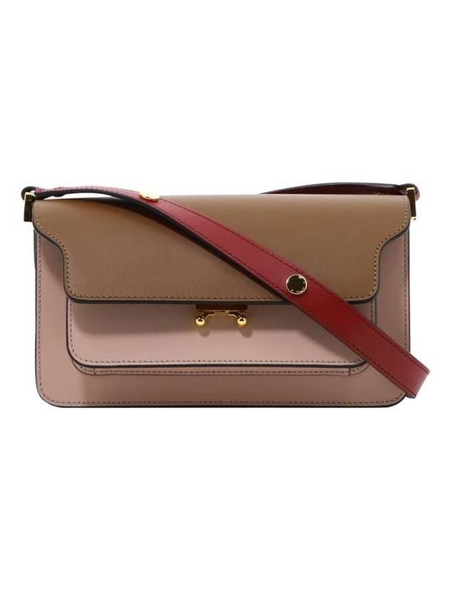 Trunk East West Shoulder Bag Brown - MARNI - BALAAN 1